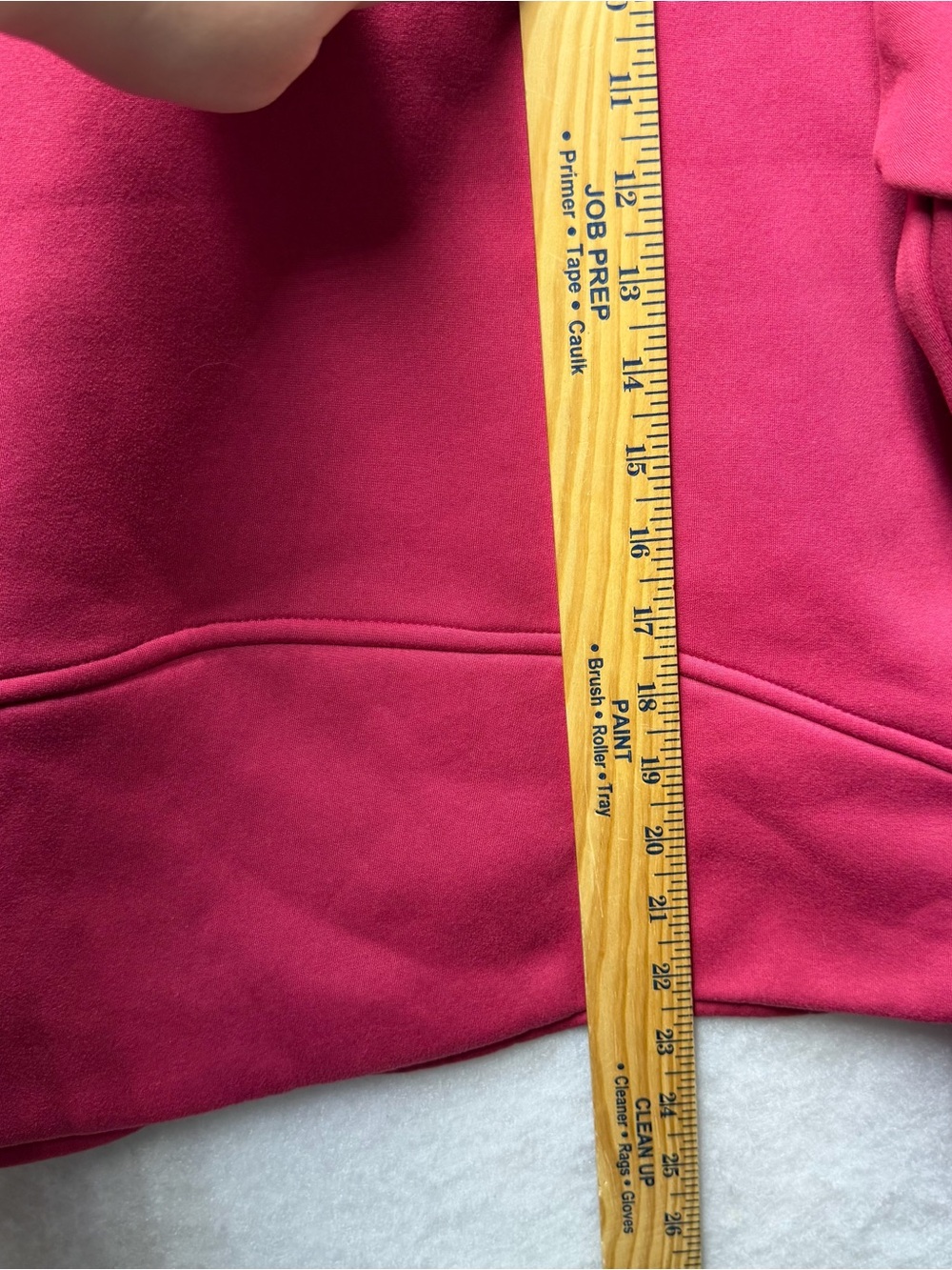 LASLULU Women’s Oversized Fleece Half Zip Hoodie Pink Crop Pullover XL - Picture 7 of 7